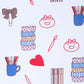 Doodle Print Kids Bedsheet Set – 100% Cotton, Single Bed