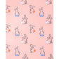 Rabbit Print Kids Bedsheet Set – 100% Cotton for Single Bed