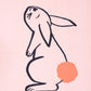 Rabbit Print Kids Bedsheet Set – 100% Cotton for Single Bed