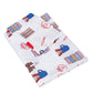 Doodle Print Kids Bedsheet Set – 100% Cotton, Single Bed