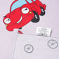 Car Print Kids Bedsheet Set – 100% Cotton, Single Bed, Yellow & Pink
