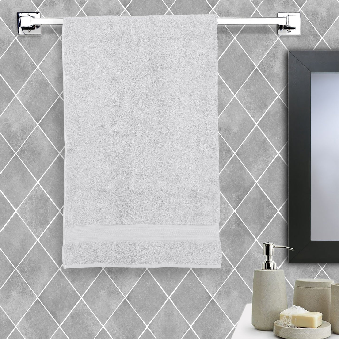 Premium 500 GSM 100% Cotton Bath Towel