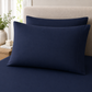 400 Thread Count 100% Organic Cotton Merrow Design Navy – Navy Premium Bedsheet King Size