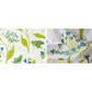Blue & Green Floral Printed Queen Flat Bedsheet with 2 Pillow Covers