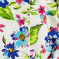 Multicolor Floral Printed Queen Flat Bedsheet with 2 Pillow Covers