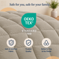 Solid Warm Grey Microfiber Comforter – 300 GSM All-Season AC Comforter & Blanket