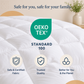 Solid White Microfiber Comforter – 300 GSM All-Season AC Comforter & Blanket
