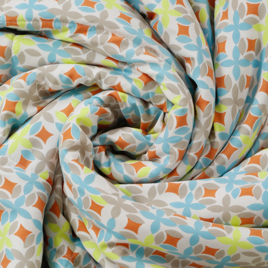 Yellow & Orange Geometric Printed Comforter – 1 Piece